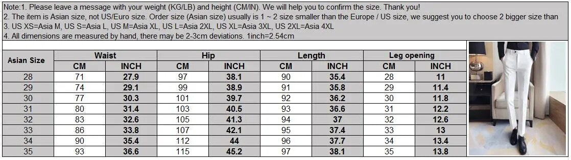 sanyamk New Men's Suit Pants Solid Color Casual Business Dress Pants Slim Dress Trousers Quality Men's Classic Groom Wedding Pants