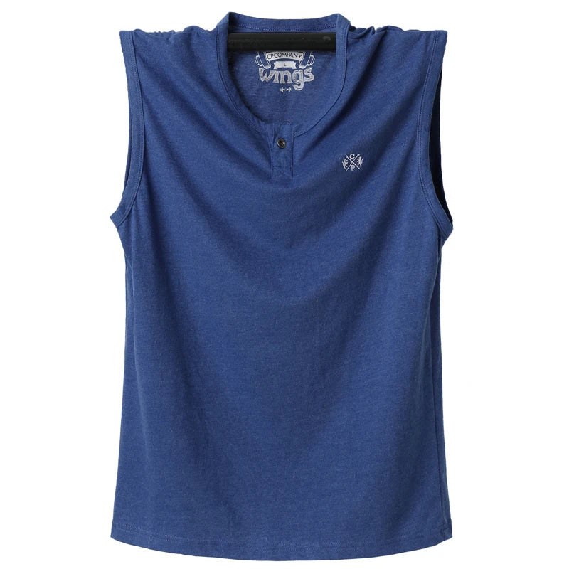 sanyamk Tank Tops Men Men's Sweat Big Yards Men Vest Vest Summer Comfortable Cool Super Large Sleeveless Cotton Undershirt Plus Size 6XL