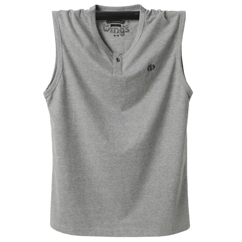 sanyamk Tank Tops Men Men's Sweat Big Yards Men Vest Vest Summer Comfortable Cool Super Large Sleeveless Cotton Undershirt Plus Size 6XL