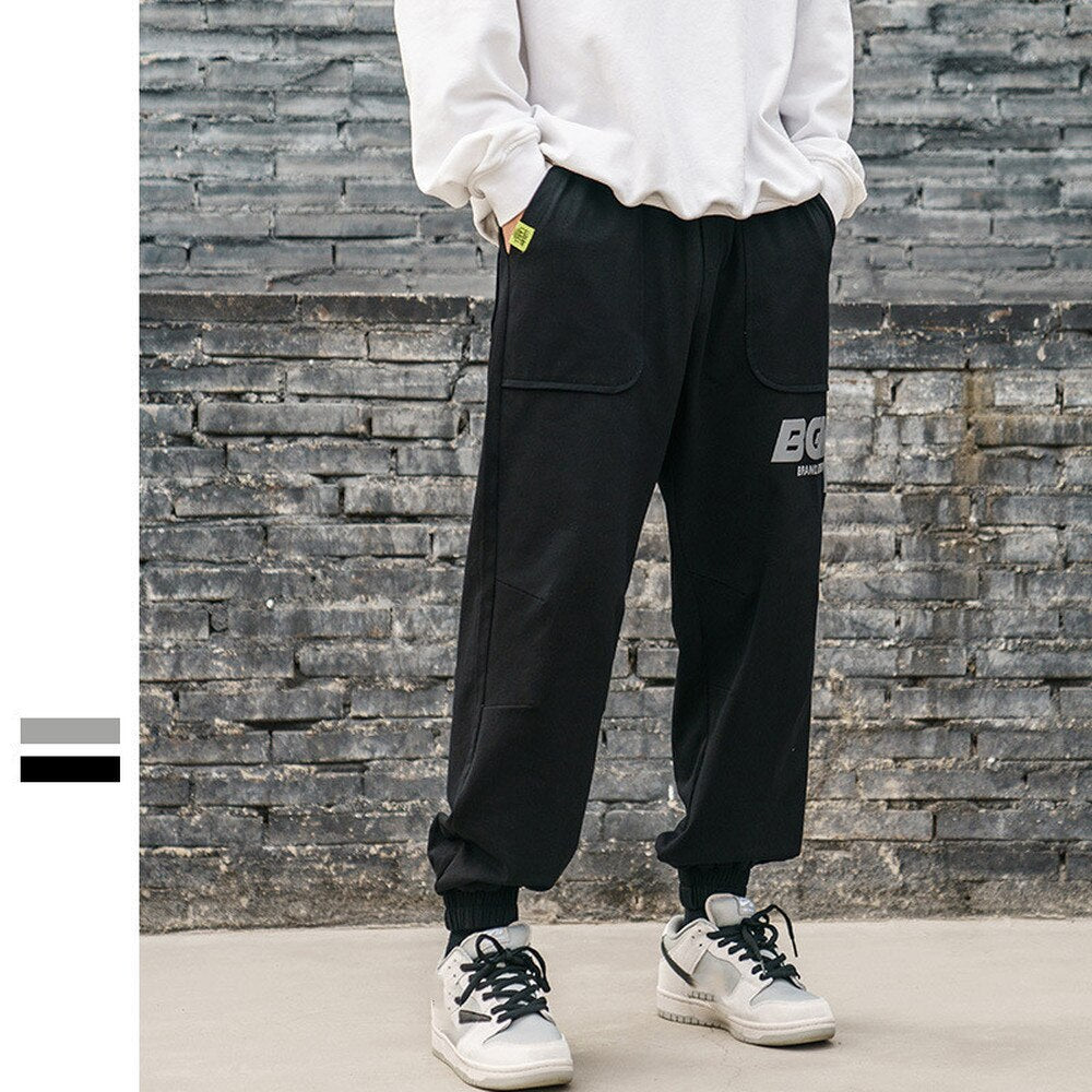 sanyamk Knit Pants Men Spring New Loose Casual Sweatpants Ami Khaki Cotton Trousers Men Offset Print Joggers Portswear Tracksuit