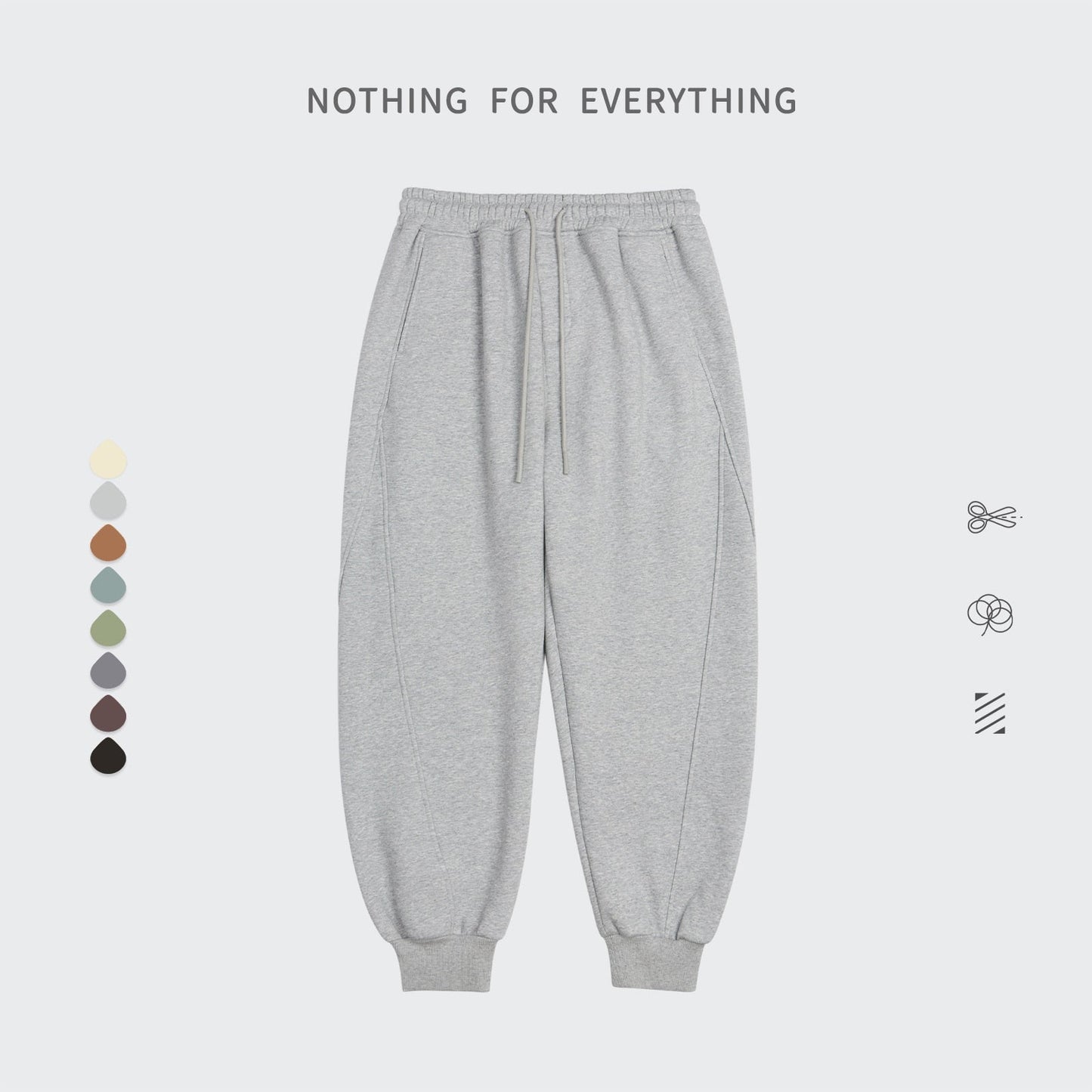 INFLATION Men's Tracksuit Suit Winter Warm Velvet Tracksuit Mens Casual Solid Sweatpant Set Unisex Jogging Suit
