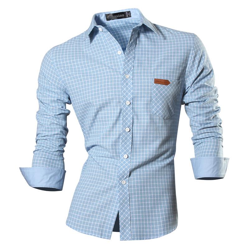 sanyamk Jeansian Men's Casual Dress Shirts Fashion Desinger Stylish Long Sleeve Slim Fit 8371 Black2