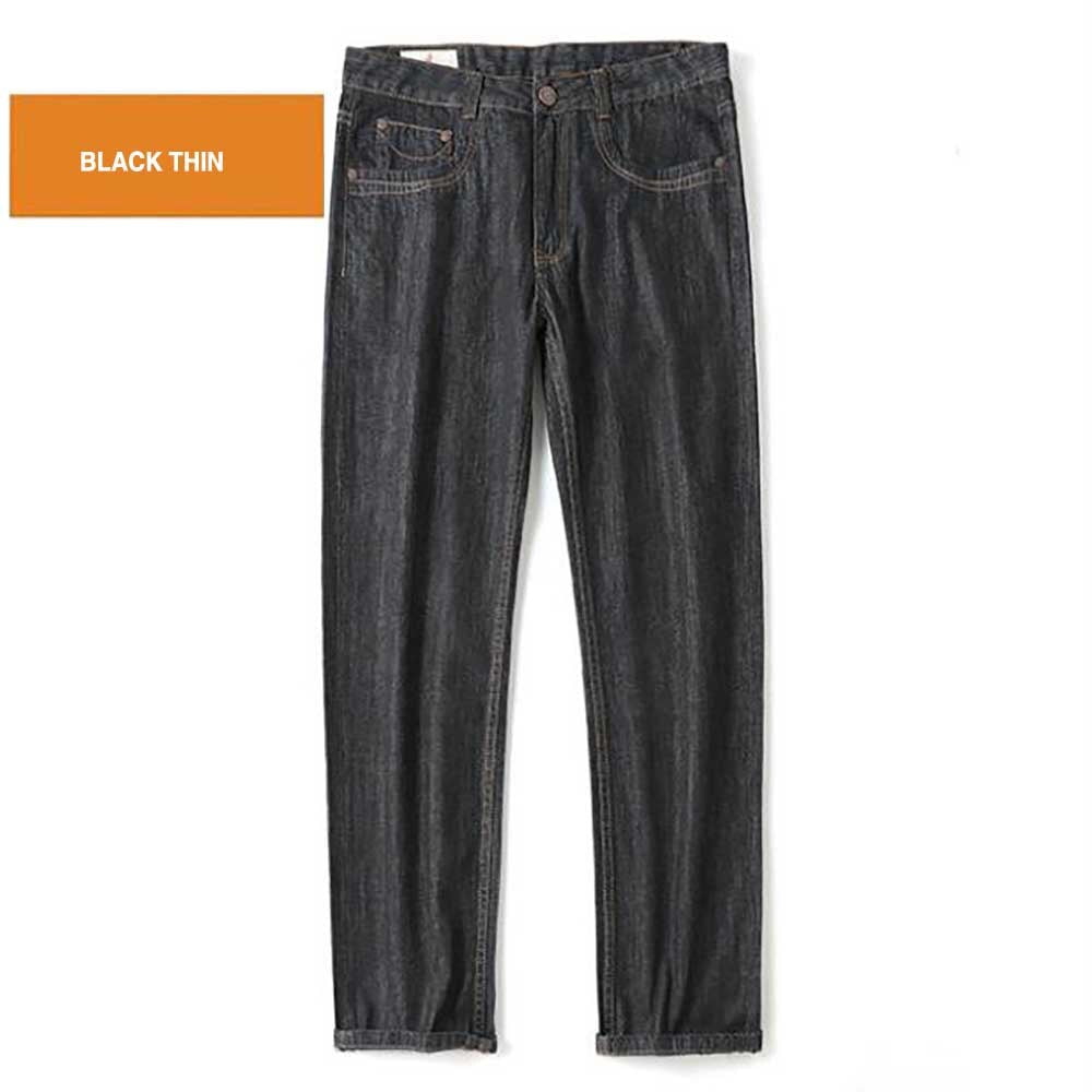sanyamk 4 Season Men Fashion Jeans Pants Straight Loose Baggy Harem Denim Pants Casual Cotton Trousers Wide Leg Blue Plus Size 28-48