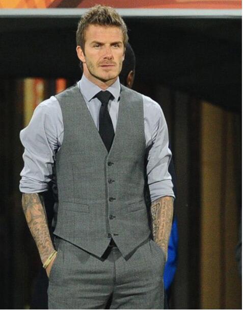 sanyamk Men's Slim Fit Mens Suit Vest Casual Suit Vest Man Black Gray Formal Businss Vest Arrival Vests Male Waistcoat Gilet Homme