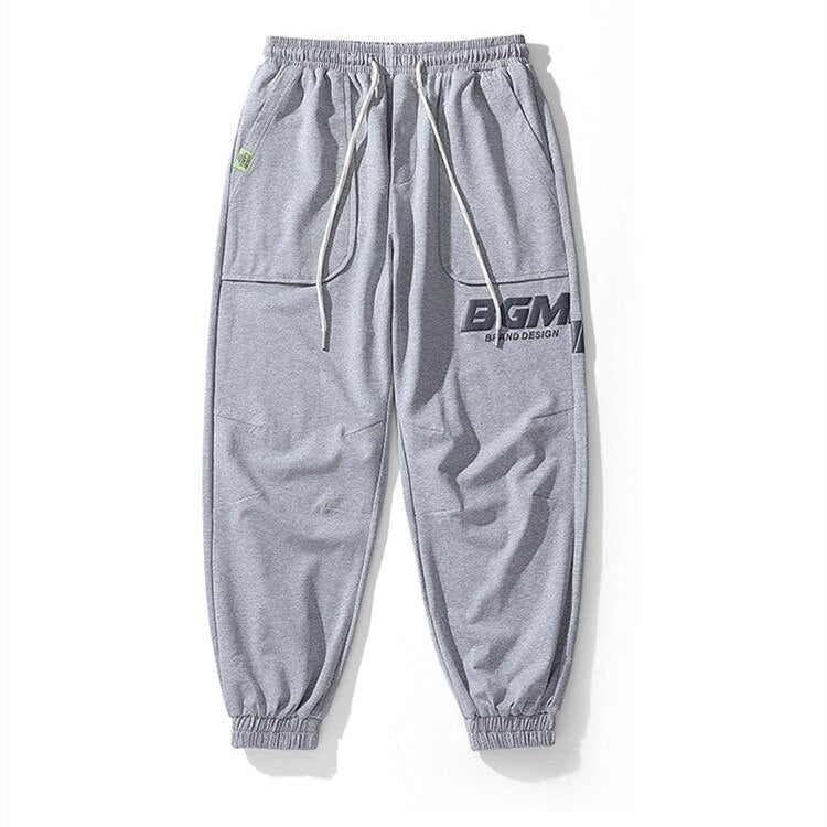 sanyamk Knit Pants Men Spring New Loose Casual Sweatpants Ami Khaki Cotton Trousers Men Offset Print Joggers Portswear Tracksuit