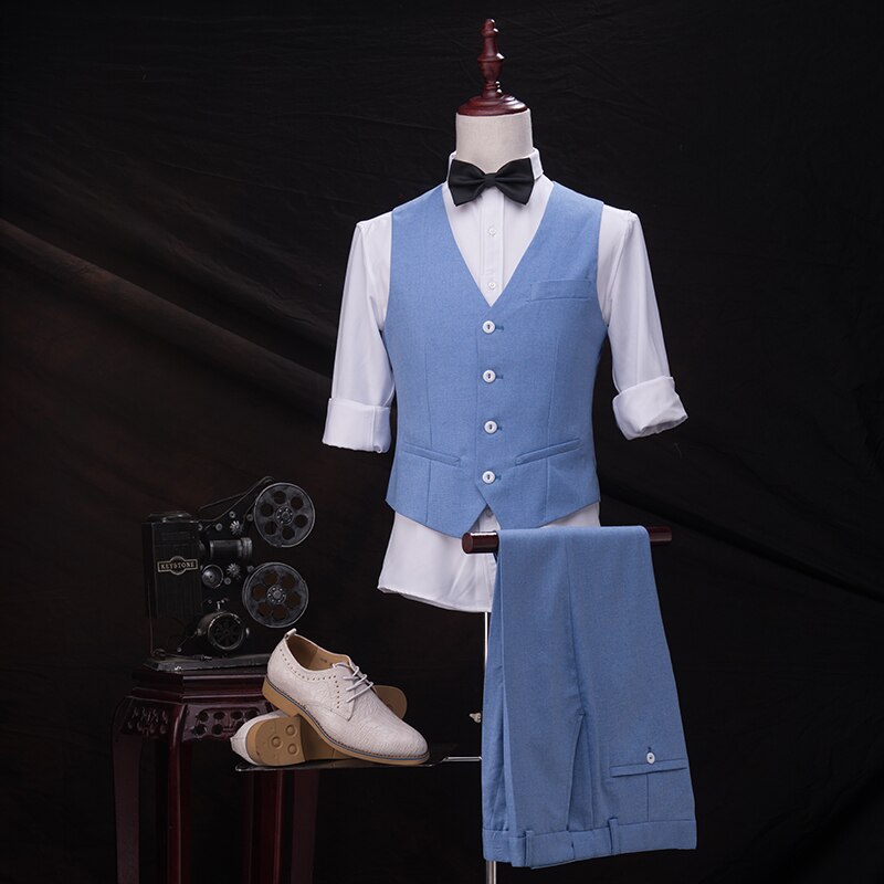 sanyamk High Quality Groom Tuxedo 13 Styles Groomsmen Notch Lapel Wedding/Dinner Suits Best Man Bridegroom (Jacket+PantsVest)B362