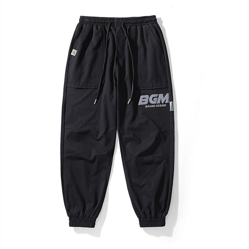 sanyamk Knit Pants Men Spring New Loose Casual Sweatpants Ami Khaki Cotton Trousers Men Offset Print Joggers Portswear Tracksuit
