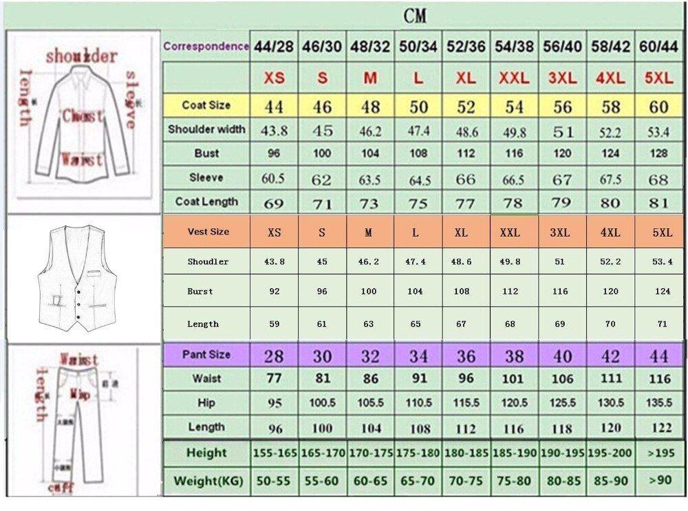 sanyamk Men Suit Slim Fit Wool Men's Suits 3 Piece Tweed Tuxedo For Wedding Suit For Men Groomsmen (blazer+vest+pants)