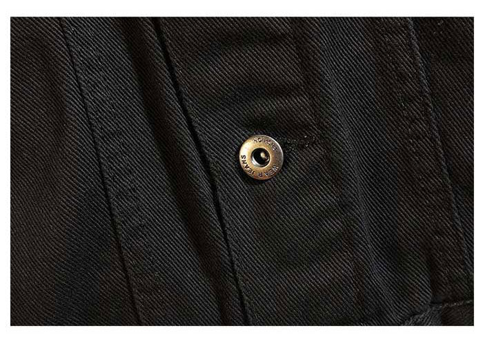 sanyamk Men Fashion Denim Jacket Plus Size M-5XL Loose Baggy Jeans Coat Japan Style Streetwear Casual Cowboy Jacket Men Clothing