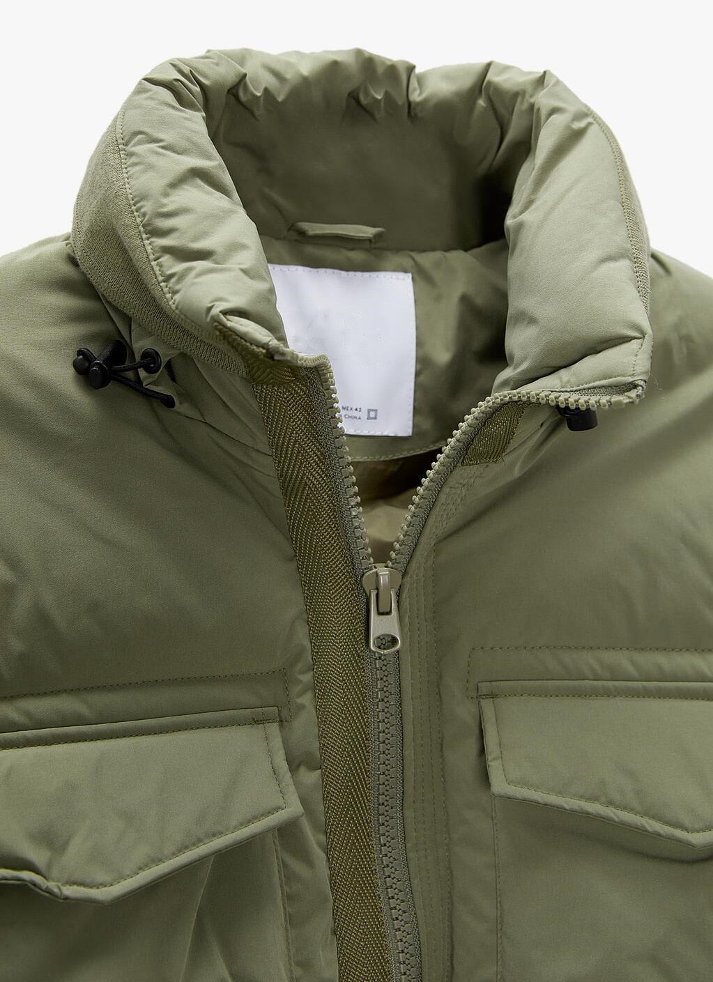 sanyamk Men's Cargo Cotton Jacket Big Pocket Warm Solid Color Coats Fashion Windproof Outwear For Male