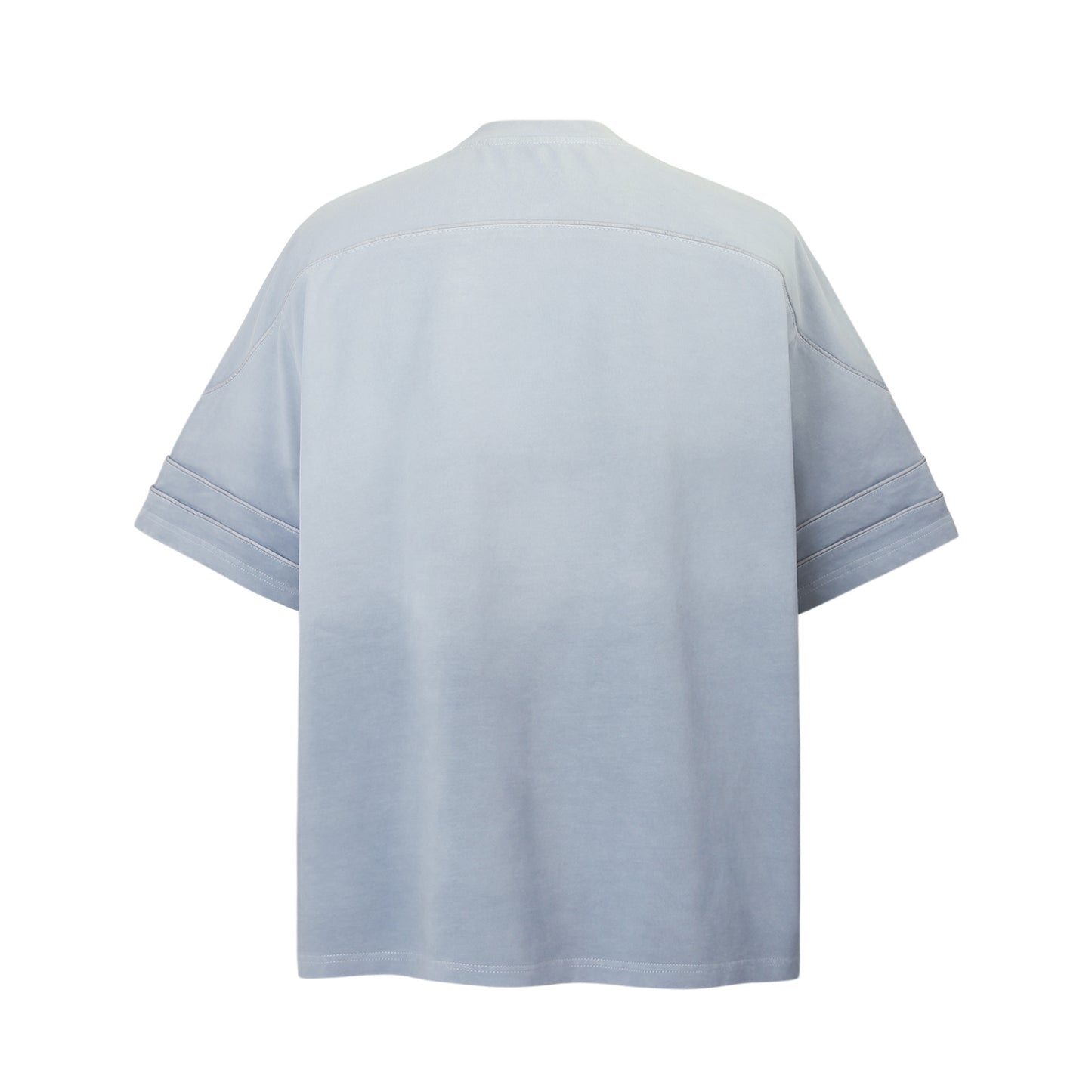 2025 9655 2025n 2025 Summer Neutral Premium Sense Washed Retro Deconstruction Heavy Men's Premium Sense Short Sleeve T-Shirt