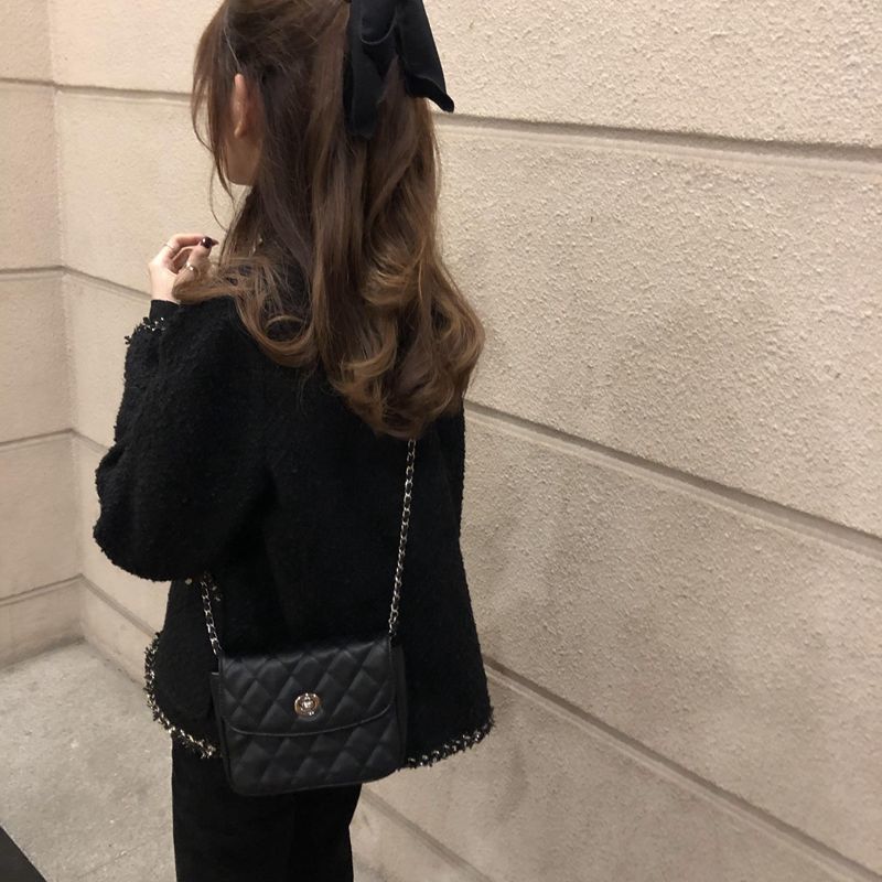 2025 spring new spring and autumn light and mature style temperament thin and versatile gold silk tweed fragrant short coat
