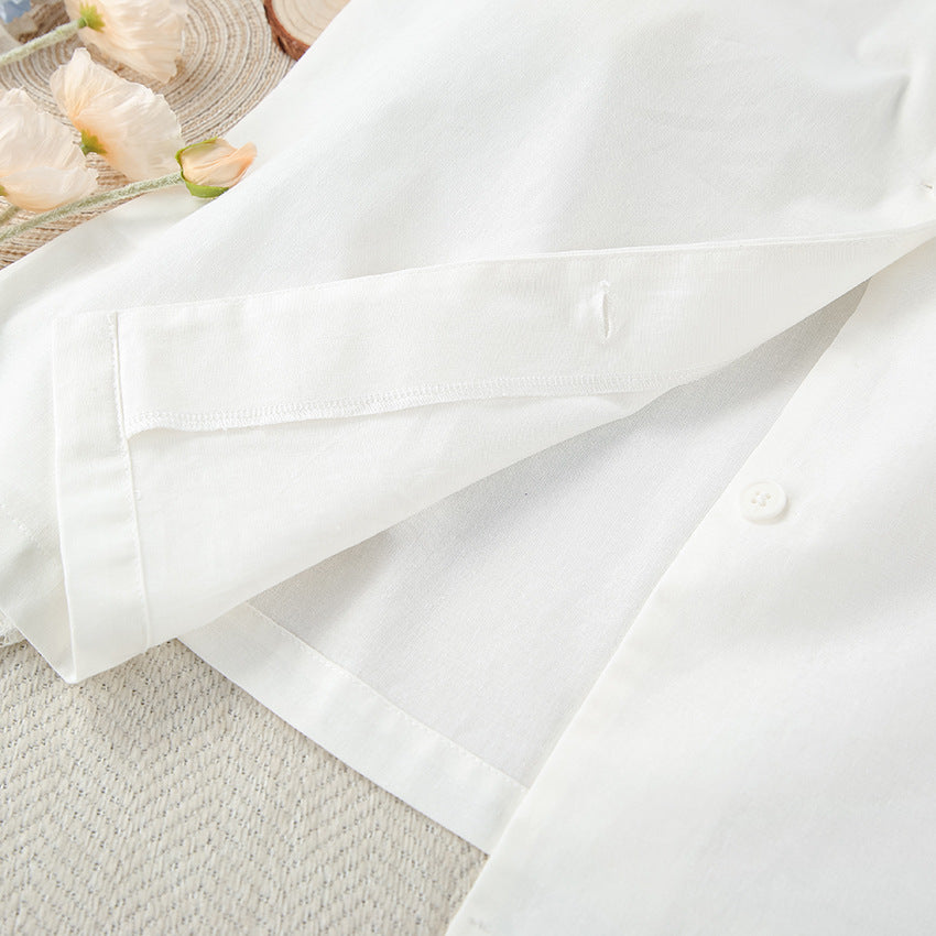 2025 White V-neck cotton and linen sleeveless vest vest trousers set spring and summer fashion new two-piece set for women