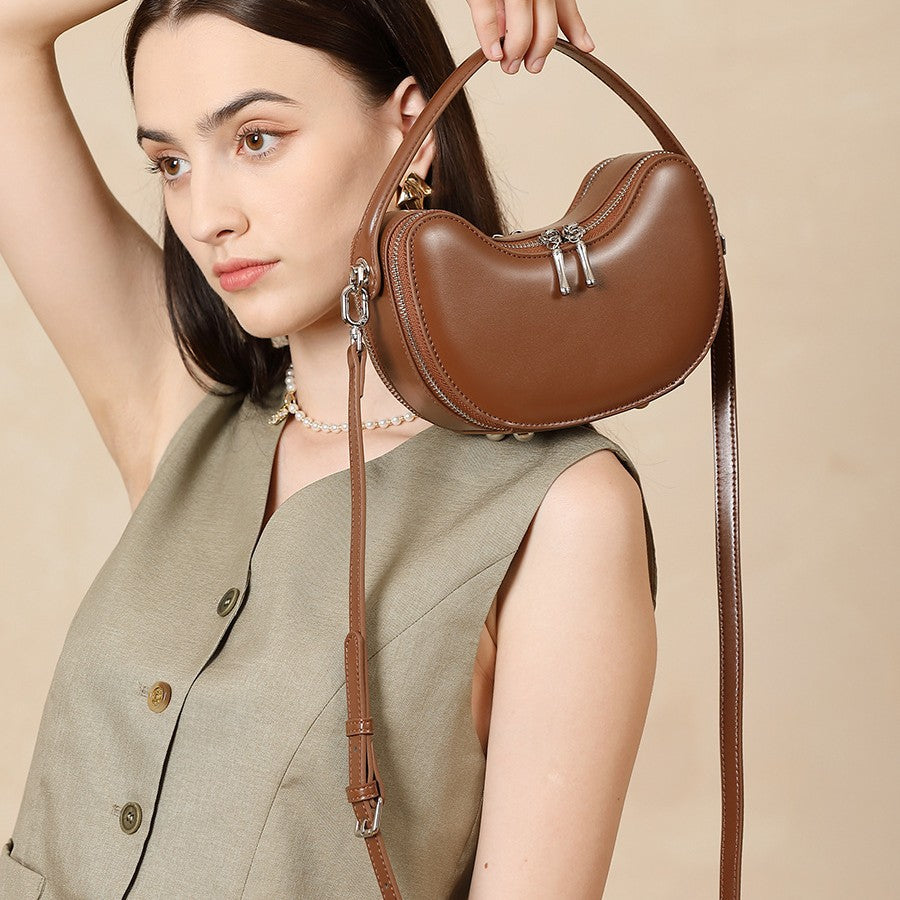 Super fire summer versatile dumpling bag exquisite leather apple ingot bag shoulder handbag