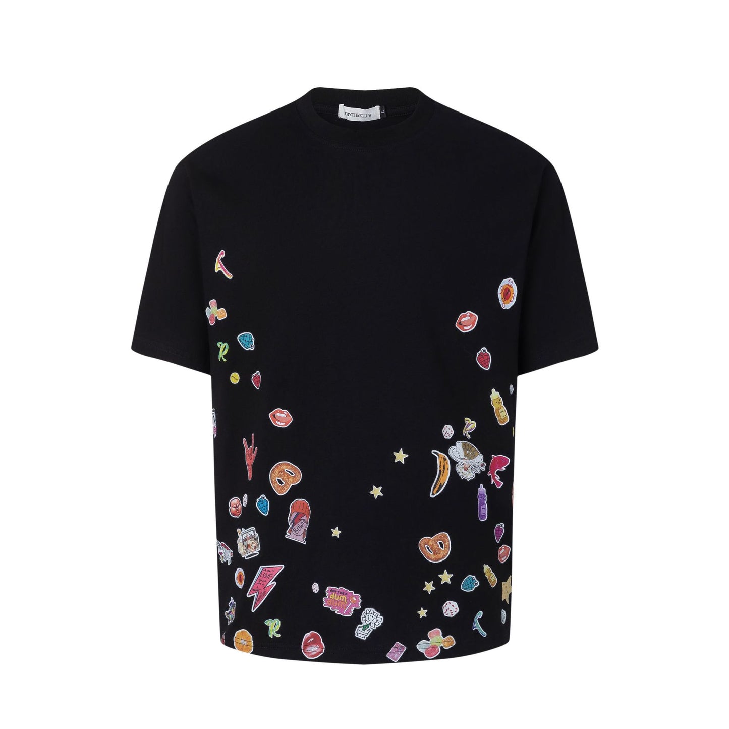 2025 27323 2025n Street 2025 Summer Neutral Creative Fun Design Men's Loose Premium Short Sleeve T-Shirt
