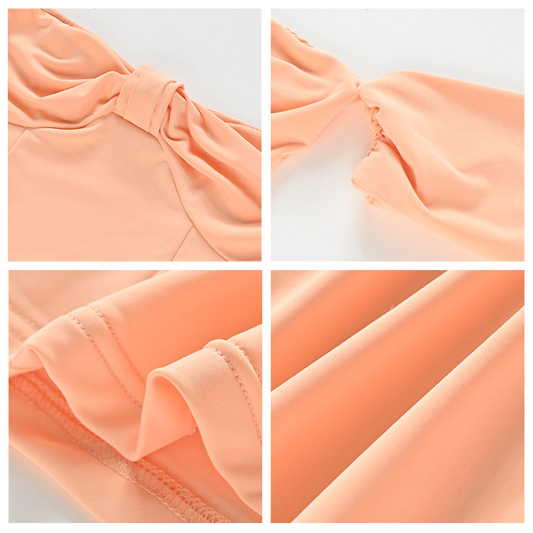 Sweet and spicy style sexy bottom top women's spring and summer new bow stacked wear sling vest inner with women's L2147