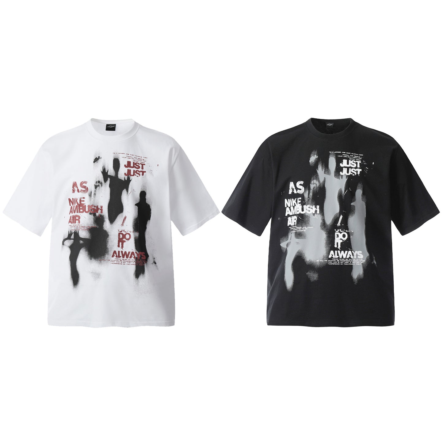 2025 F6625 2025n Street 2025 Summer Retro Alien Figure Design High Sense Men's Loose Short Sleeve T-Shirt