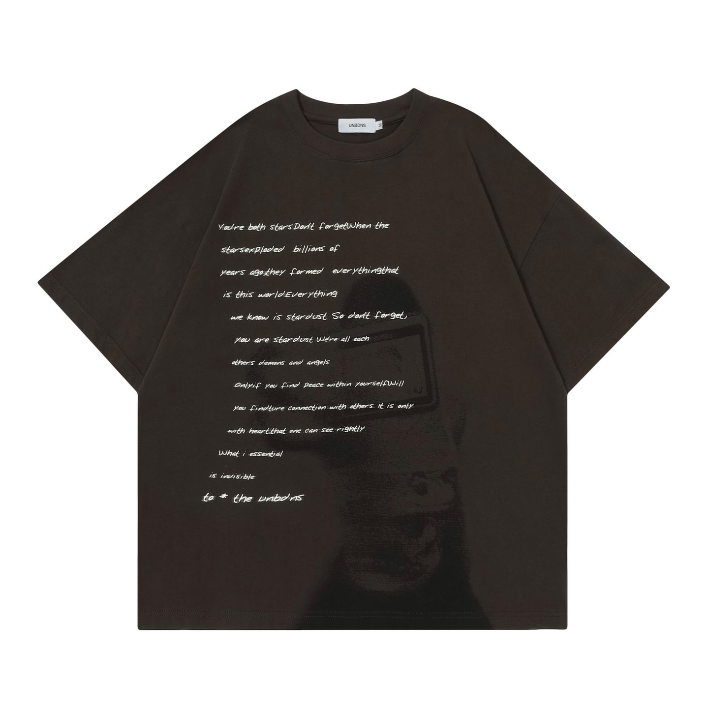 2025 ST417 Man Kun popular Spring 2025n Trend Original Street Trend Versatile Shadow Alphabet Men's and Women's Loose Short Sleeve T-Shirt