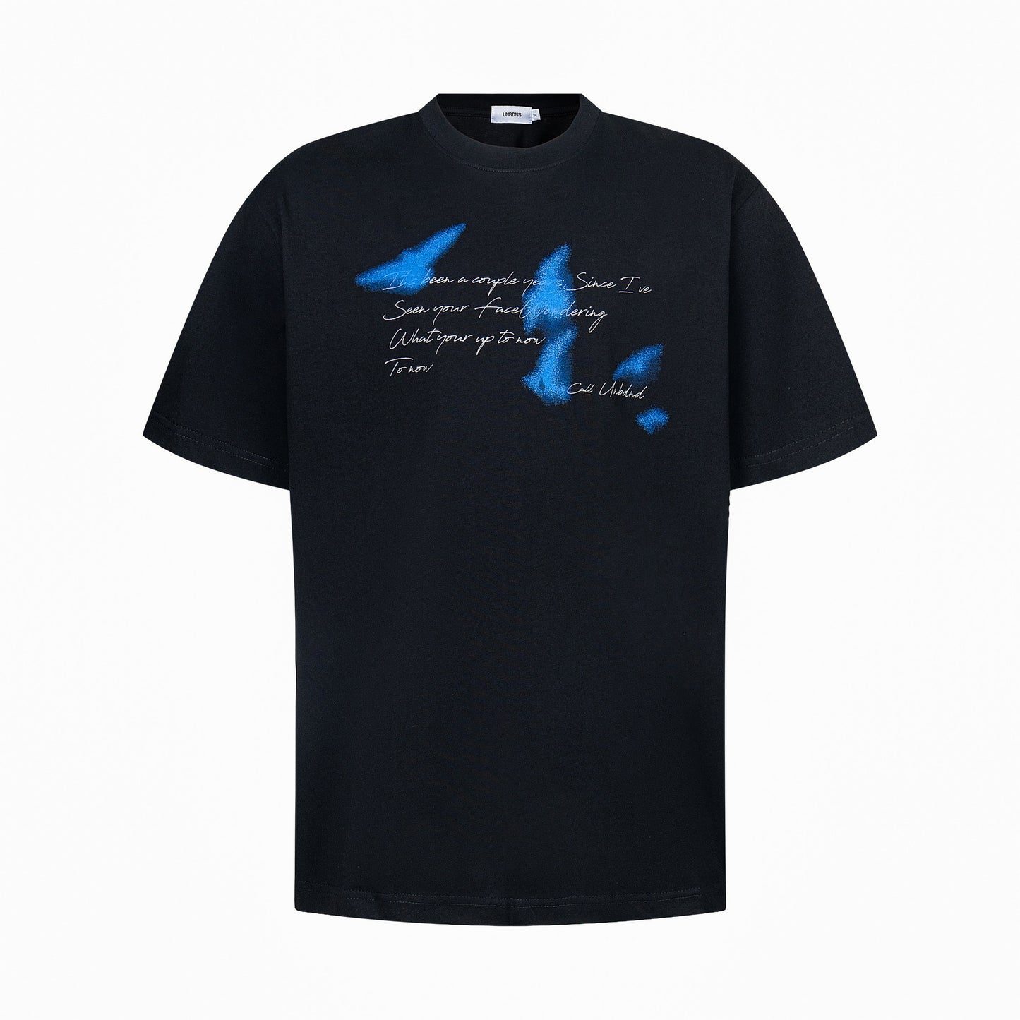 2025 ST505 2025n Street 2025 Summer Butterfly Pattern Design Sense Men's Loose Premium Neutral Short Sleeve T-Shirt
