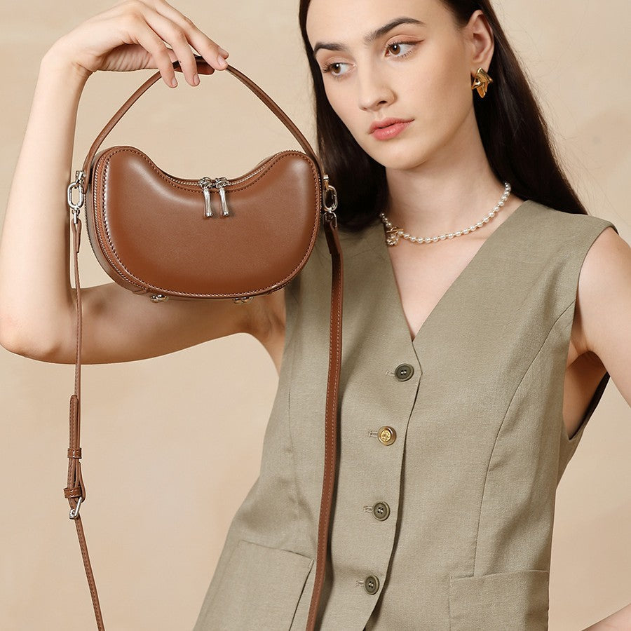 Super fire summer versatile dumpling bag exquisite leather apple ingot bag shoulder handbag