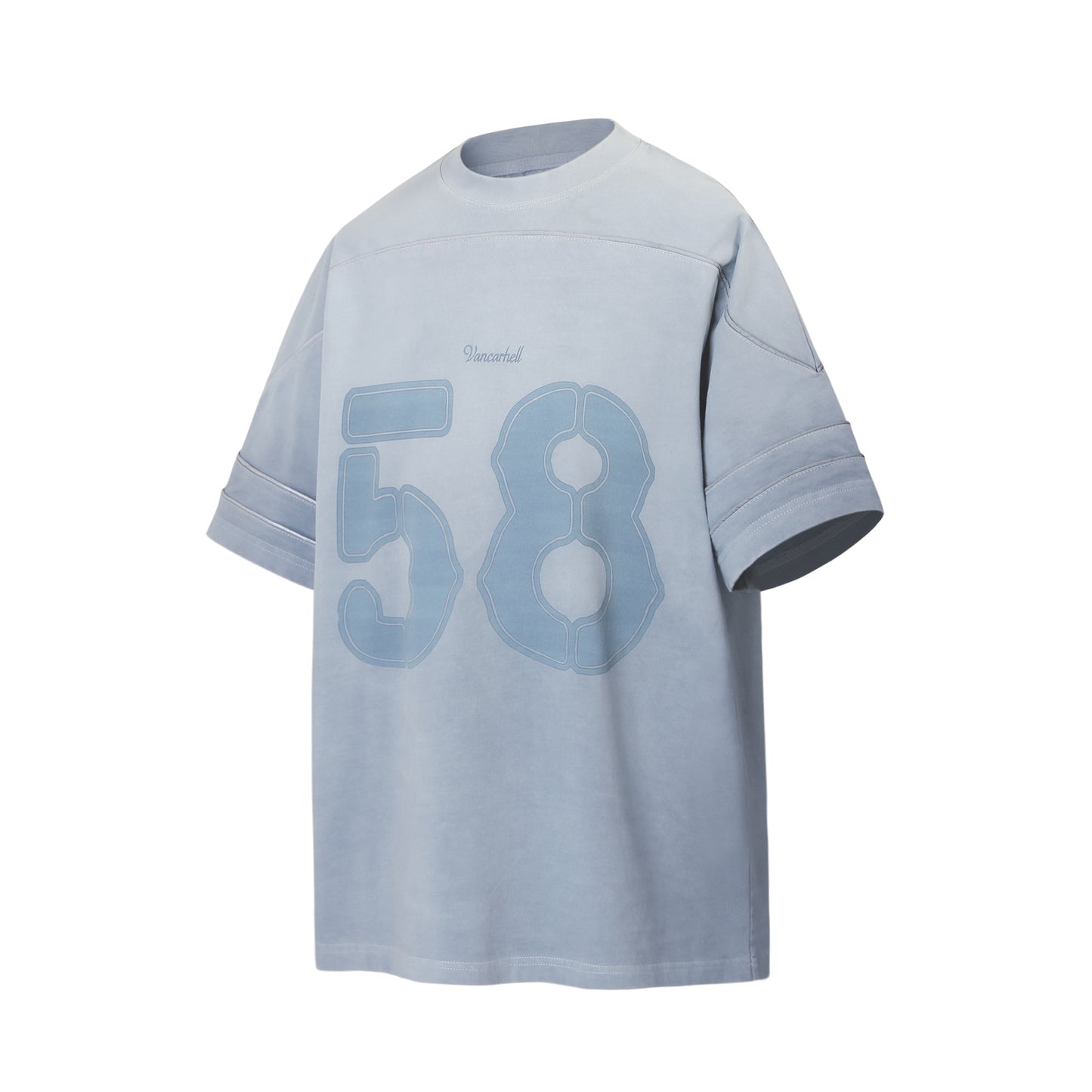 2025 9655 2025n 2025 Summer Neutral Premium Sense Washed Retro Deconstruction Heavy Men's Premium Sense Short Sleeve T-Shirt