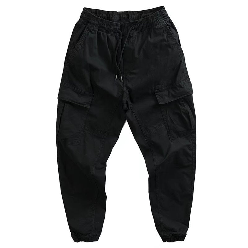 sanyamk Vintage Cargo Pants for Men Loose Casual Straight Trousers Male Khaki Black Gray Green Streetwear Hip Hop Fashion Style