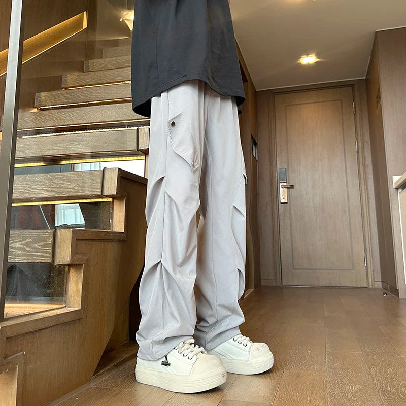 sanyamk Streetwear Hip Hop Men Joggers Cargo Pants Multi-Pocket Elastic Waist Slim Fit Harem Trousers Male Harajuku Casual Woman Sweatp
