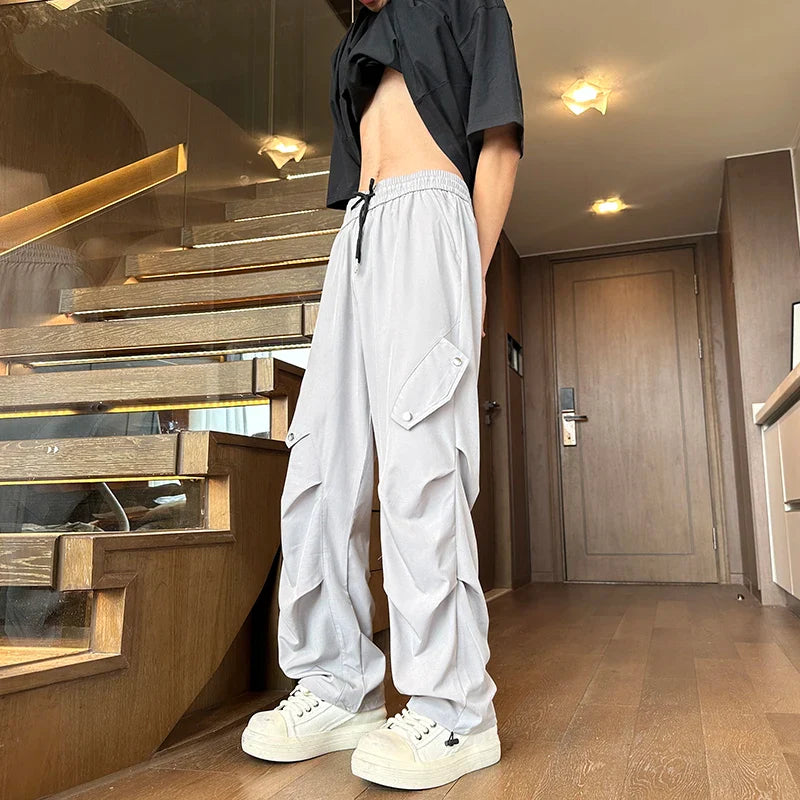 sanyamk Streetwear Hip Hop Men Joggers Cargo Pants Multi-Pocket Elastic Waist Slim Fit Harem Trousers Male Harajuku Casual Woman Sweatp