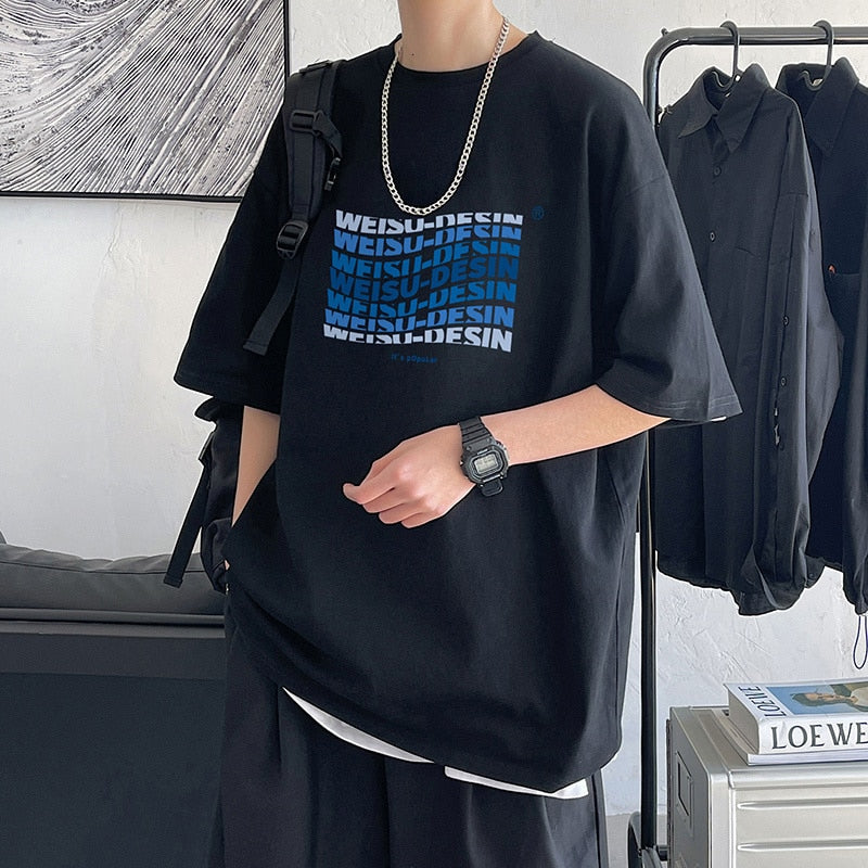 sanyamk Privathinker Letter Printed Men Summer T shirts Hip Hop Streetwear Man Casual Short Sleeve T-shirt 2023 Male Cotton Tops Tees
