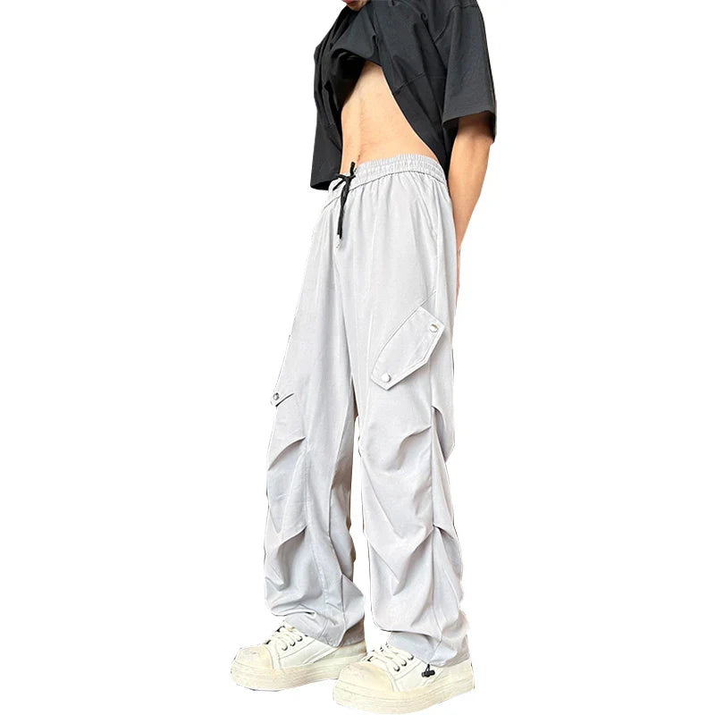 sanyamk Streetwear Hip Hop Men Joggers Cargo Pants Multi-Pocket Elastic Waist Slim Fit Harem Trousers Male Harajuku Casual Woman Sweatp