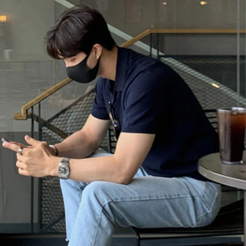 sanyamk - Business Casual Men's T-shirts