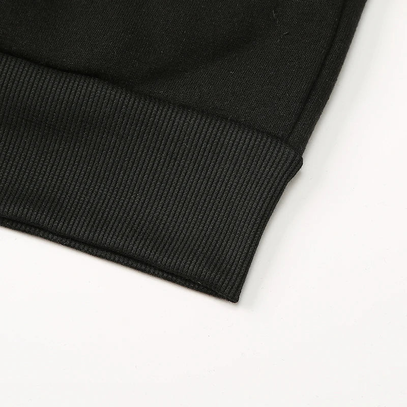 sanyamk - Men's Hoodie One Piece Sweatshirt Diagonal Zipper Korean Fashion Streetwear Hood Sweatshirt Men's T-Shirt Plush for warmth