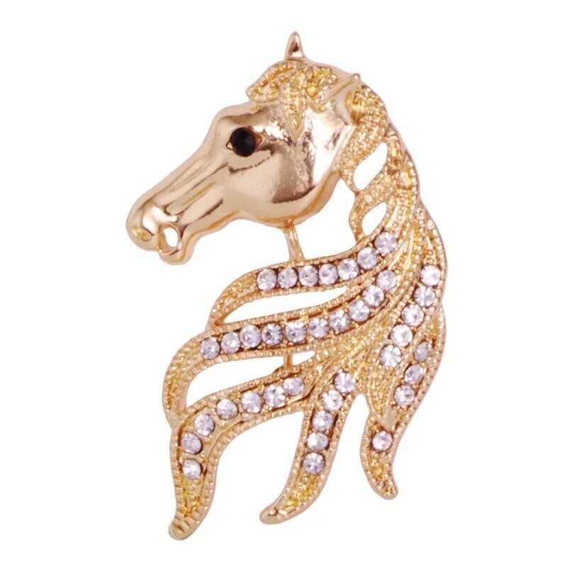 New Retro Animal Lion Head Brooch Fashion Men's Suit Shirt Collar Pin Needle Badge Lapel Pins and Brooches Jewelry Accessories