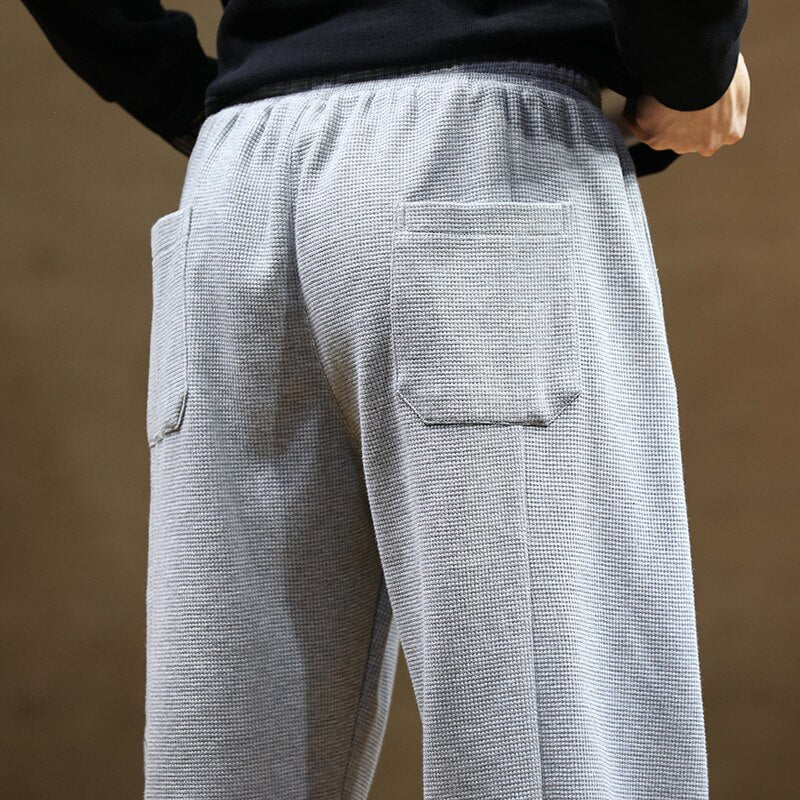 sanyamk Spring Autumn Letter Harem Pants Men casual pants Hip Hop Streetwear Black Grey Loose Sweatpants Jogger Plus Size Baggy Trouser