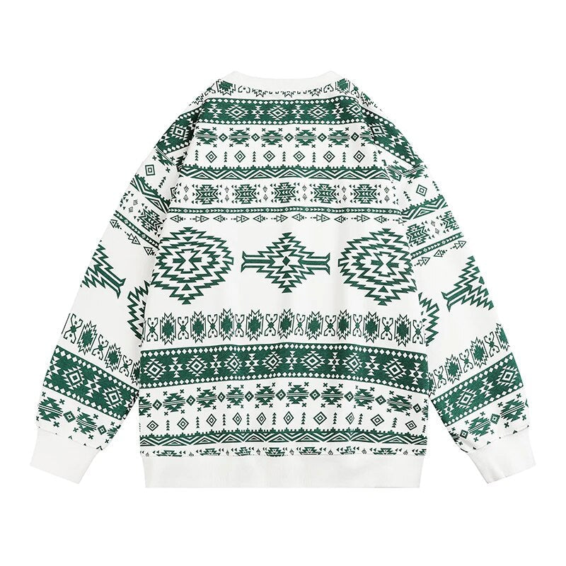 Bonsir Spring Oversize Vintage Sweatshirt Coat Print Baggy Pullovers Men Fashion Korean Causal Hoodies Jacket Clothing Male Female 4XL