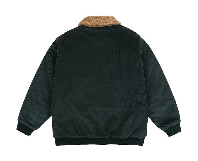 Bonsir Winter Cashmere Lapel Cotton Coats Men's Vintage Thick Thermo Corduroy Jackets Fur Collar Crgo Outerwear Male