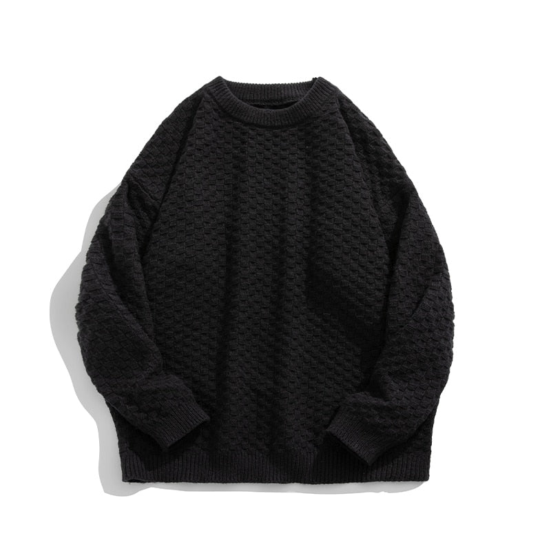 sanyamk New Winter Warm Retro solid color Sweater Men TrendTurtleneck Mens Pullover thick Slim Sweaters Tops Knitted Men's Jumper