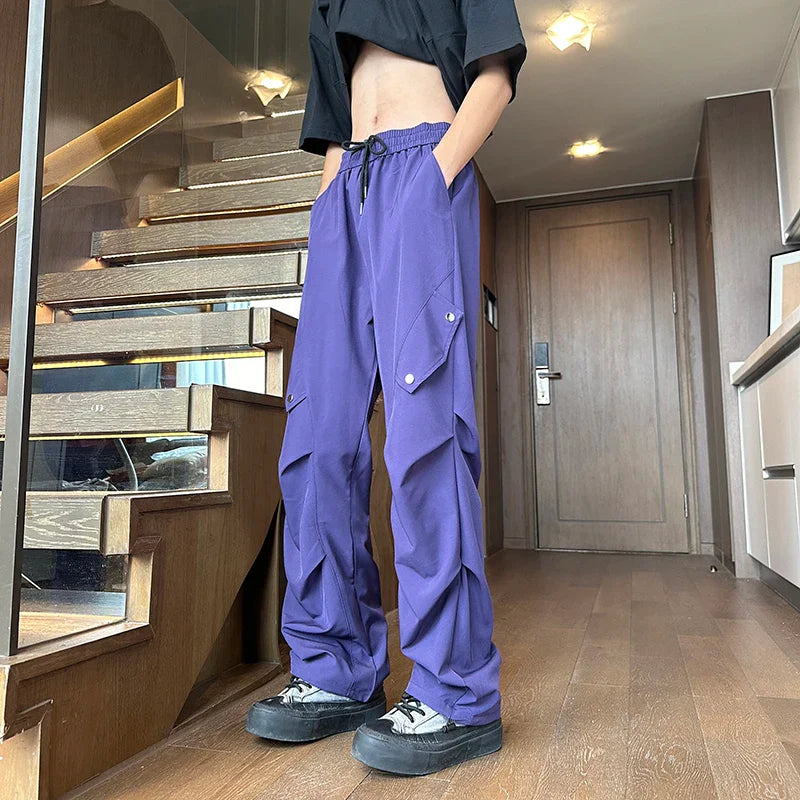 sanyamk Streetwear Hip Hop Men Joggers Cargo Pants Multi-Pocket Elastic Waist Slim Fit Harem Trousers Male Harajuku Casual Woman Sweatp