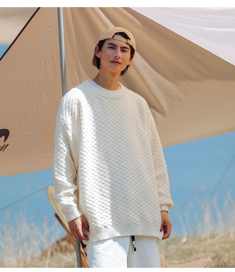 sanyamk New Winter Warm Retro solid color Sweater Men TrendTurtleneck Mens Pullover thick Slim Sweaters Tops Knitted Men's Jumper