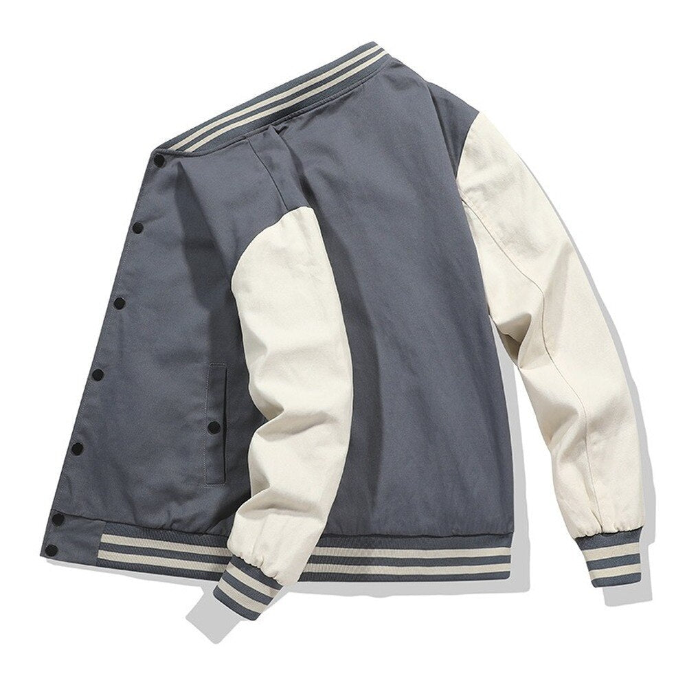 sanyamk Autumn New Baseball Suit Men's Casual Jacket Japan Station Coat Men's Casual Jacket Coats