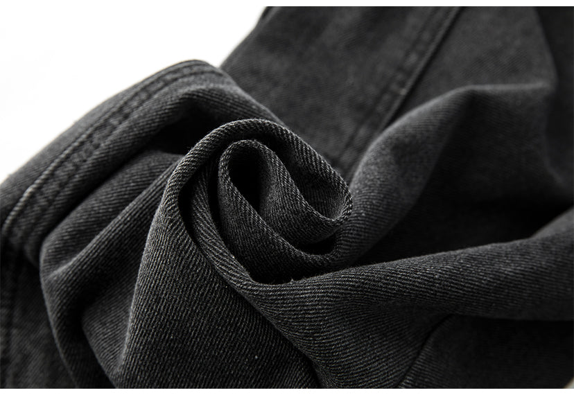 sanyamk Baggy Jeans Trousers Male Denim Pants Black Wide Leg Pants Men Jeans Oversize Cargo Korean Streetwear Hip Hop Harajuku