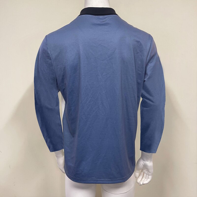 sanyamk Fashion Turn-down Collar Polo Shirt Men Casual Zipper Short Sleeve Pullover Tops Summer Mens Clothing Slim Fit Streetwear