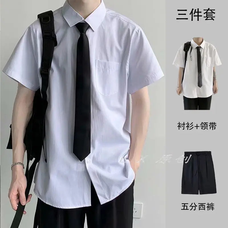 sanyamk Men's Cotton Linen T-shirt Shorts 2 Pieces Set Solid Shirts Tracksuit Men Vintage Sets Streetwear Outfits Clothing A77