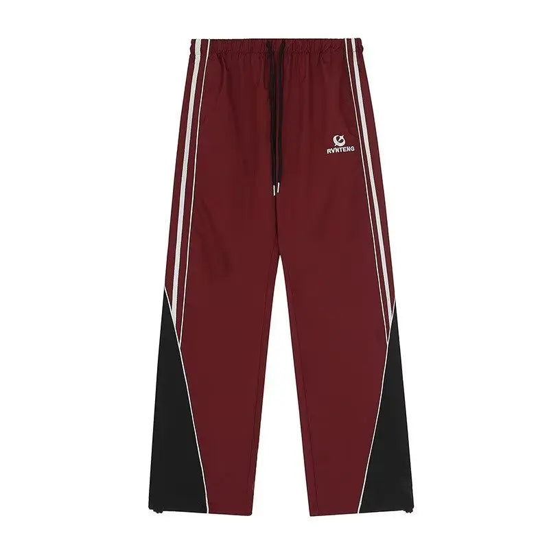 Bonsir Baggy Men's Sports Pants Oversized Hip Hop Joggers Harajuku Streetwear Male Sweatpants Casual Wide Leg Trousers Korean