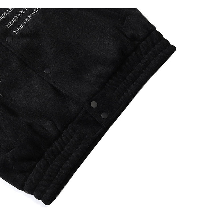 sanyamk Vintage Varsity Jacket Men Loose Lapel Pilot Bomber Jacket Baseball Coats Autumn Embroidery Return Woman Coat Hip Hop Streetwear