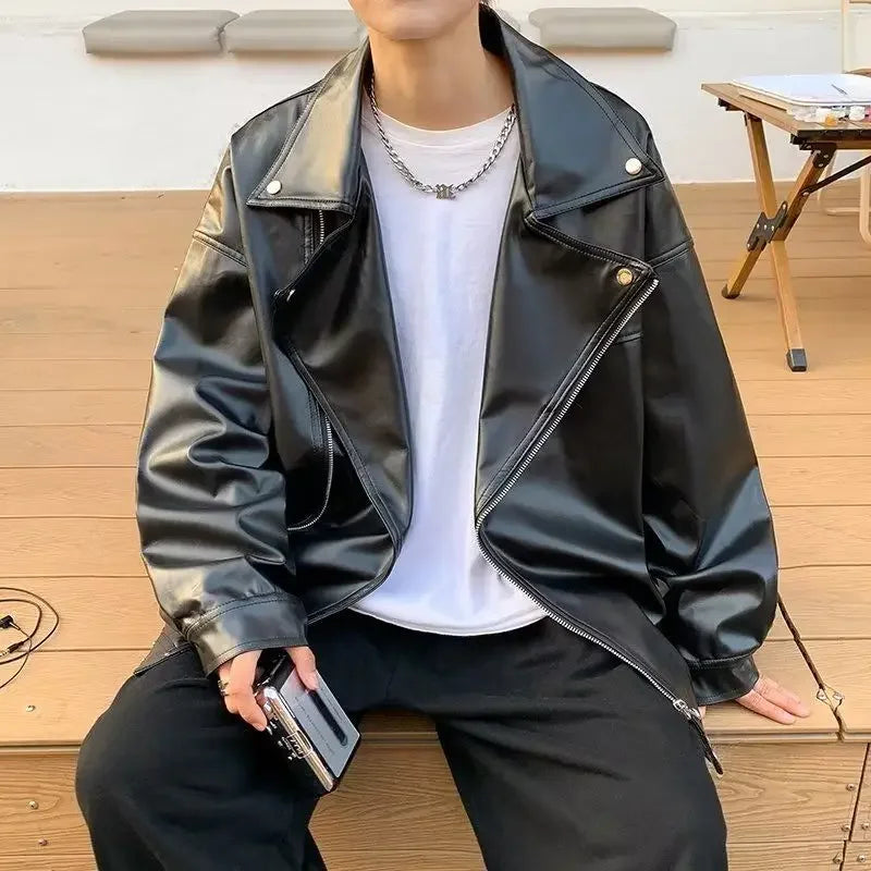 sanyamk Solid Color Male Coats Zip V Men's Baseball Jackets Stylish Trendy High Quality Deals Harajuku Clothing Fashion 2024 Vintage Y2k