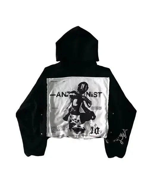 sanyamk - Streetwear Hoodies Y2K Men Women Clothes American Retro Skull Graphic Print Oversized Hoodies Sweatshirts Rock Pullover Hoodies