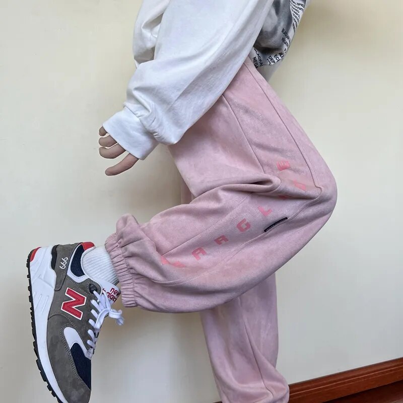 Bonsir Men Pants New Trendy American Streetwear Sweatpants Hip Hop Couple Casual Fashion Trousers