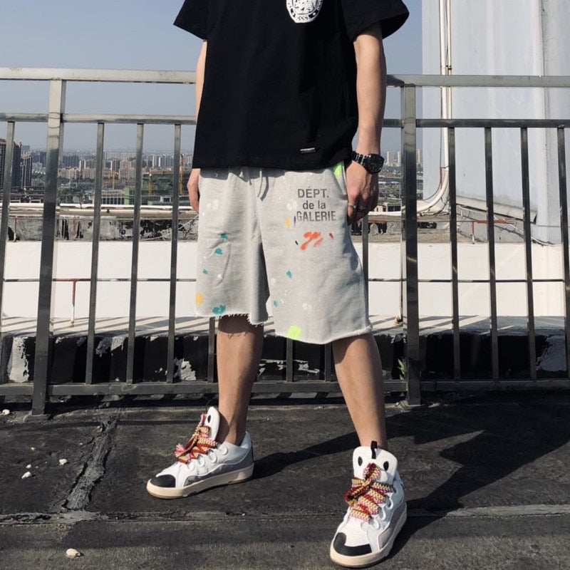 Bonsir Korean Style New In Shorts For Men Shorts Y2k Fashion High Street Gym Shorts Men Casual Vintage Basketball Shorts Summer Shorts