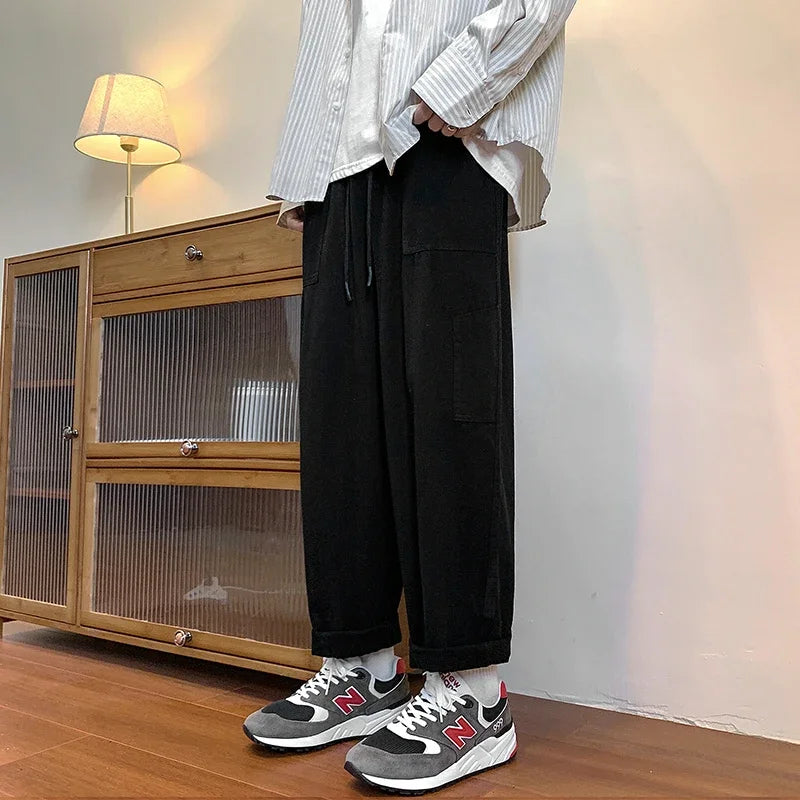 sanyamk - Mens Cargo Pants Loose Multi Pocket Camouflage Street Joggers Plus Size Long Trousers M-5XL